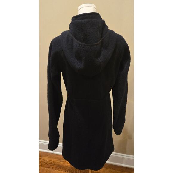 MK Mountain Khakis Lodge Merino Wool Hooded Insulated Jacket Navy Blue Medium - Picture 5 of 11